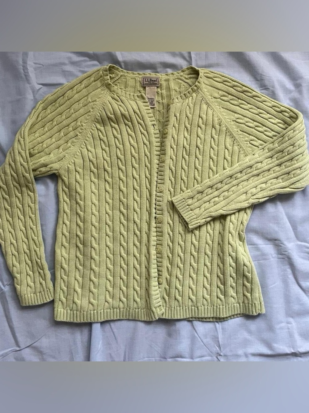 L.L. Bean Cable Knit Cardigan